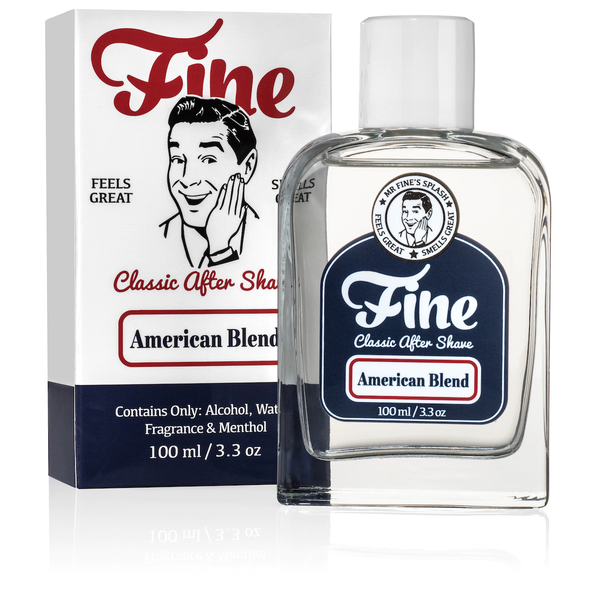 Fine® American Blend Aftershave 3.3oz / 100ml - Eco-friendly - Sama Homes