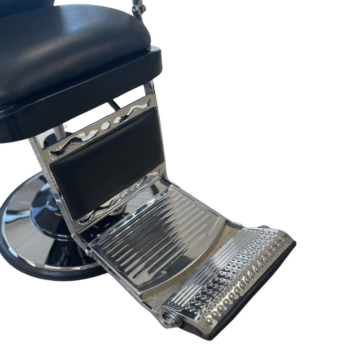 Santa Clara Barber Chair Black by Ideal Equipment - Furniture (View 4)