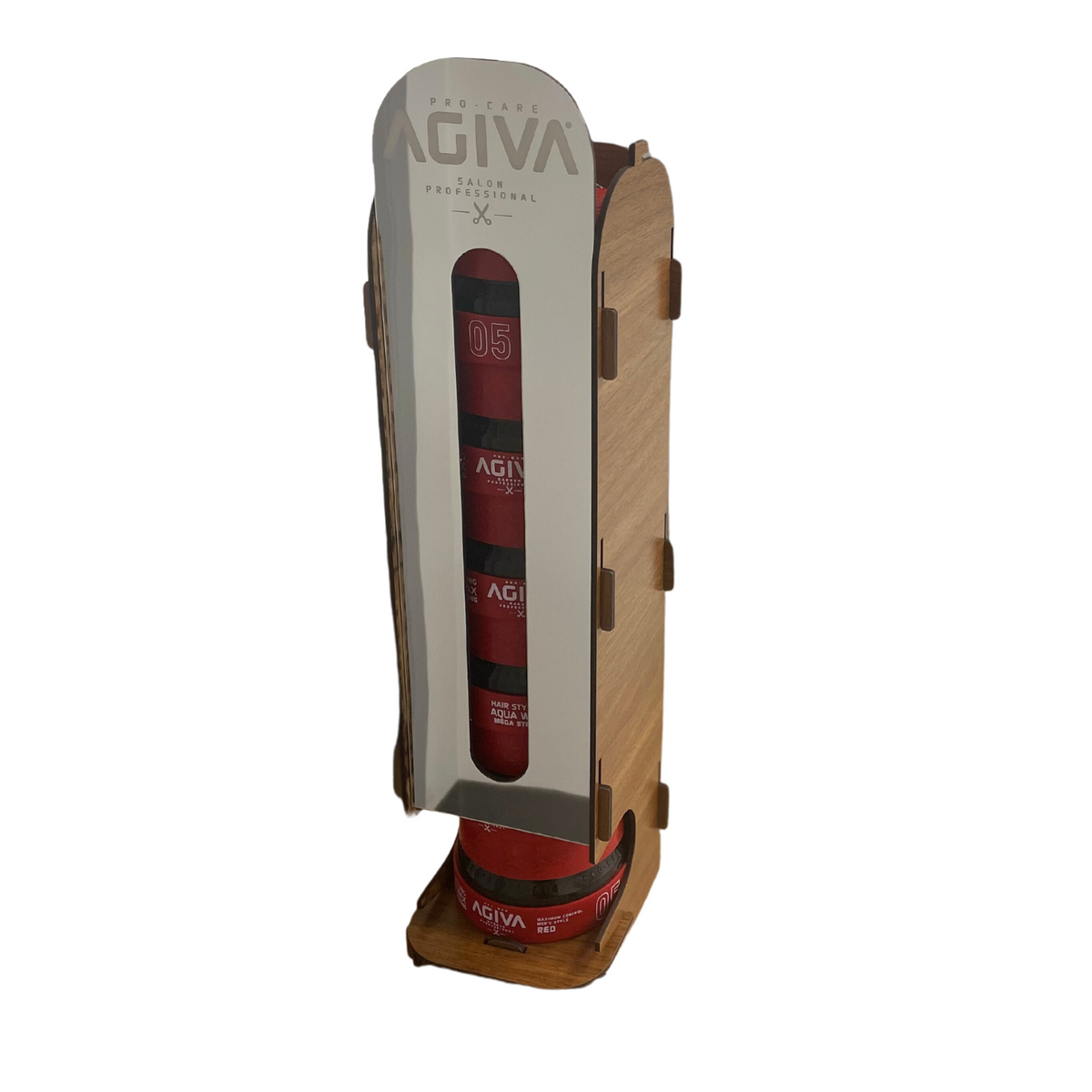 Agiva Pucks Single Gravity Feed Display Stand by Agiva - Sustainable Living