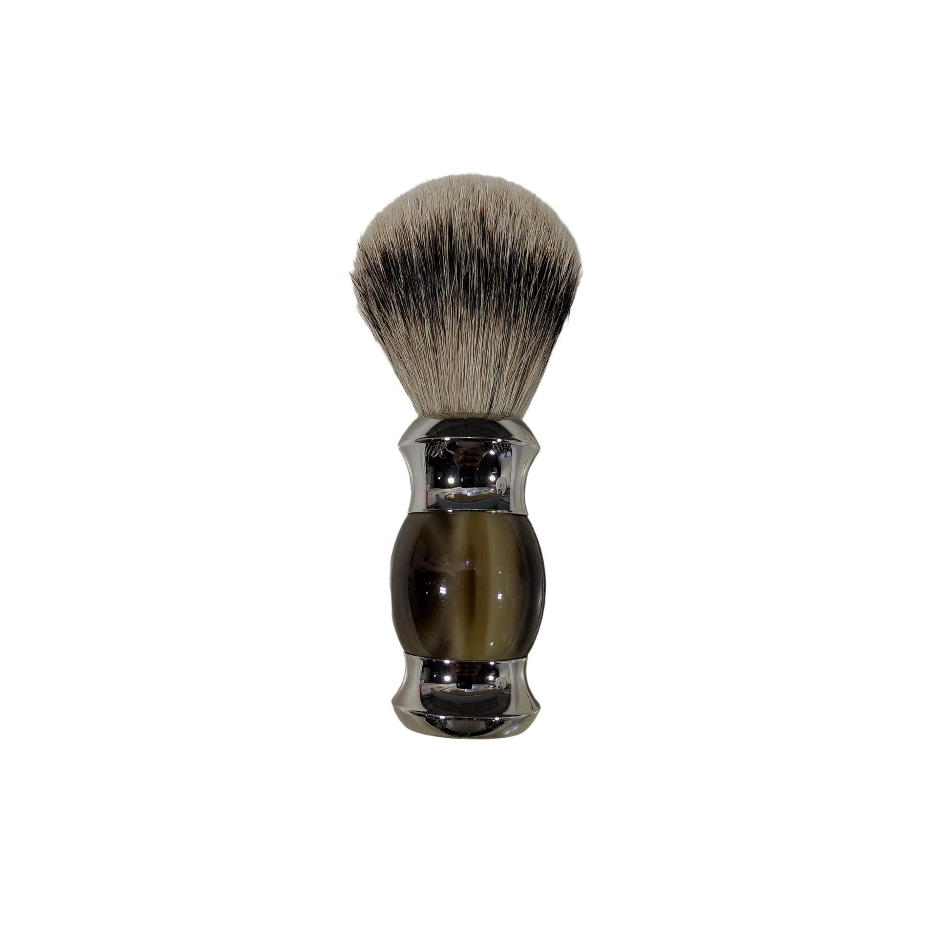 PureBadger Brown Faux Horn Shaving Brush - Eco-friendly - Sama Homes