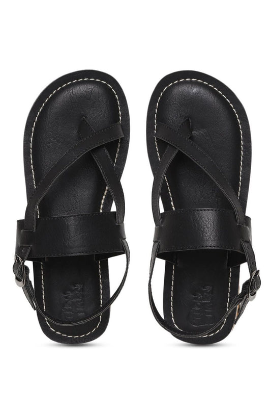 Boys Black Nawab Sandal