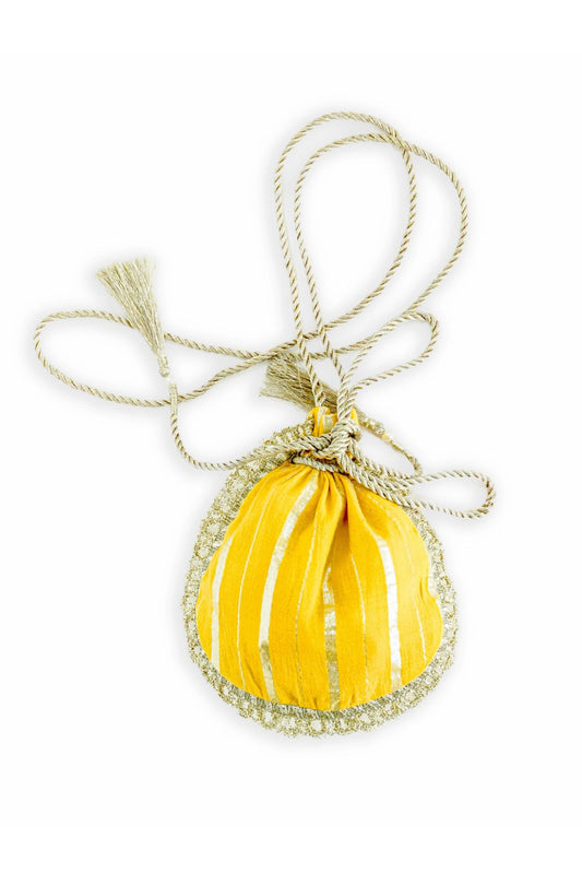 Noor Potli Bag - Yellow