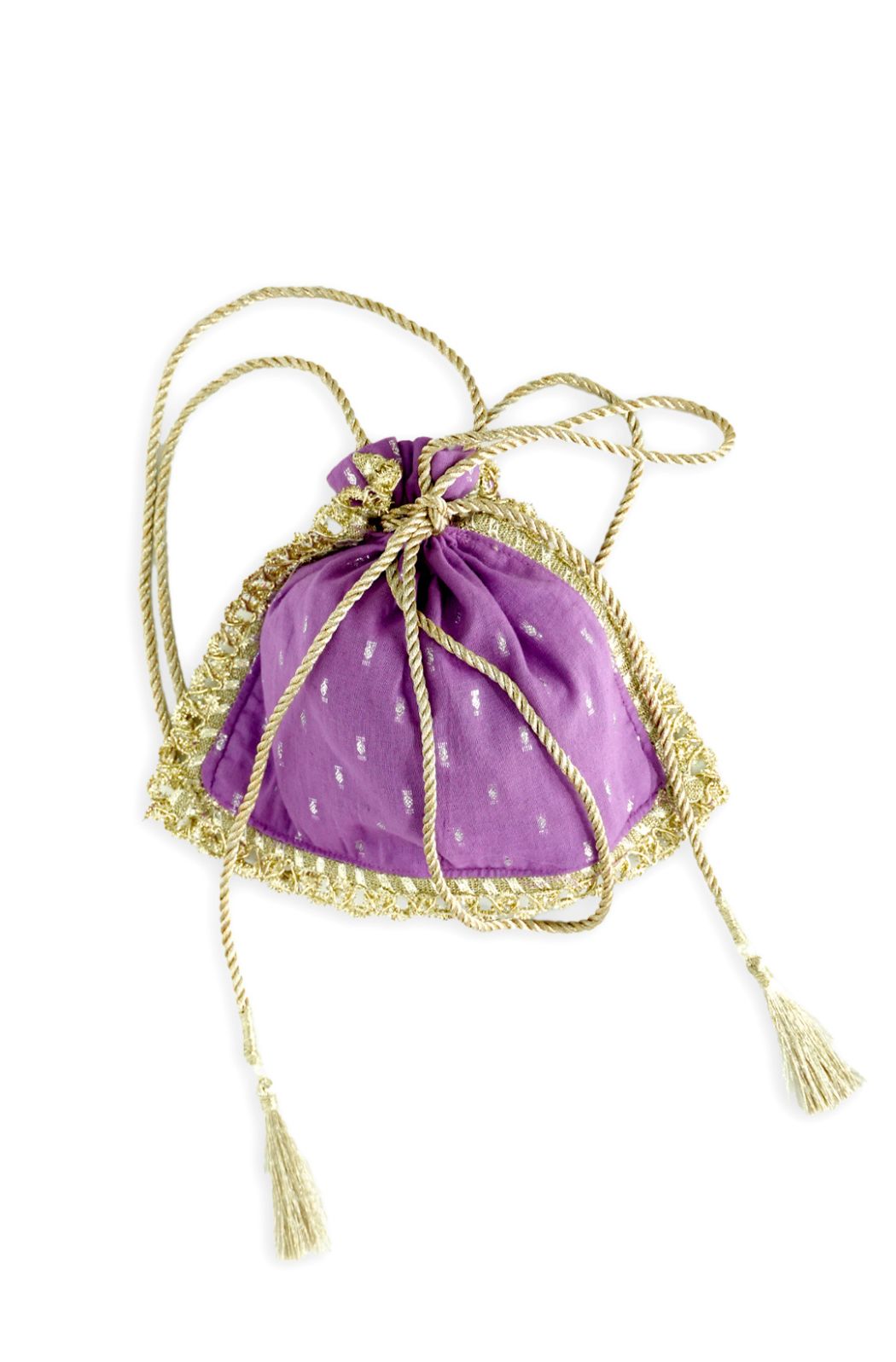 Noor Potli Bag - Purple - Eco-friendly - Sama Homes