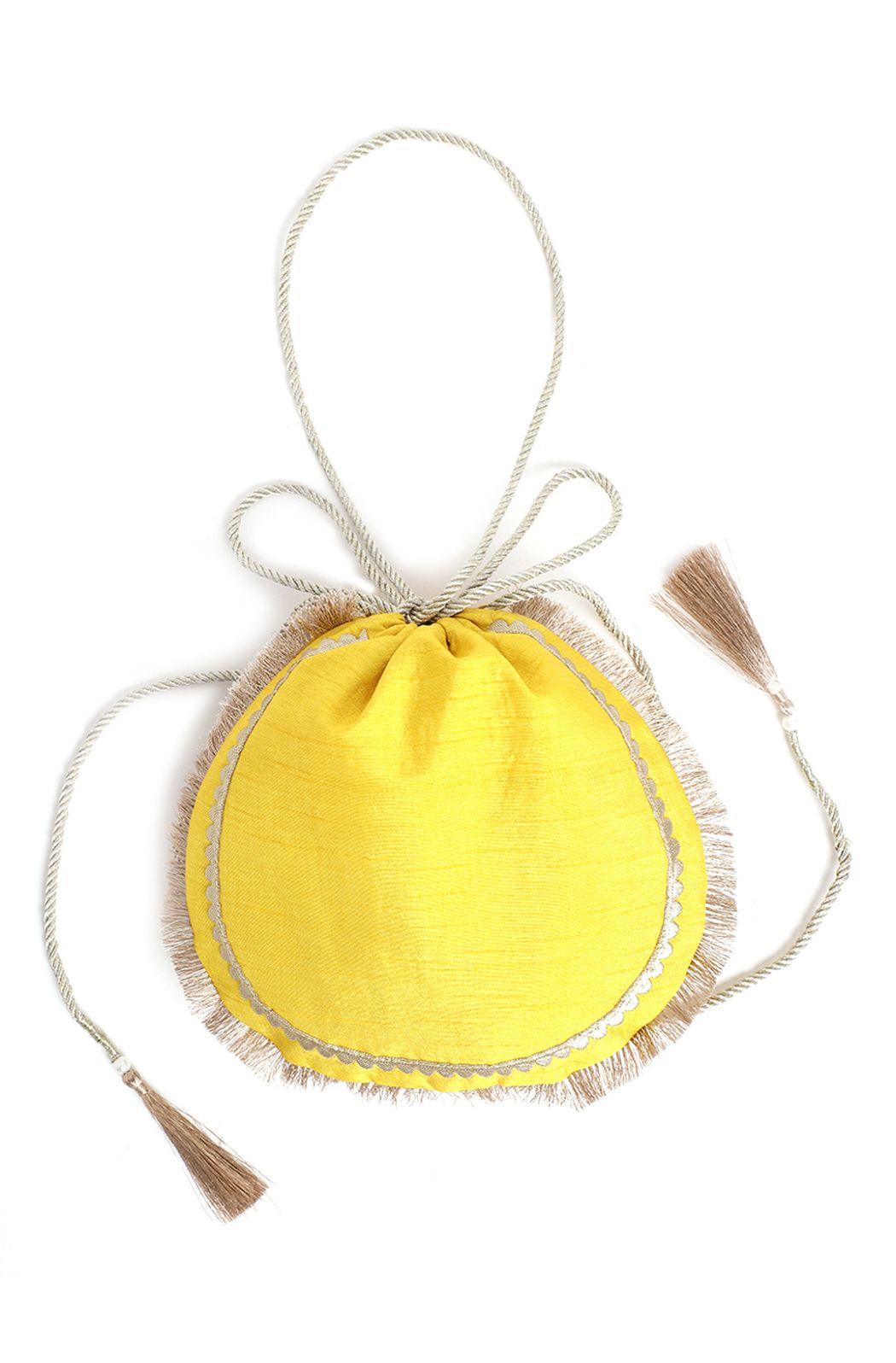 Sabah Potli Bag - Yellow - Eco-friendly - Sama Homes
