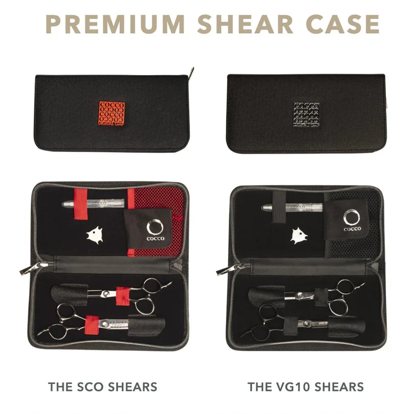 Cocco VG10 5.5" Cutting Shear and 6" Thinning Shear (Left Hand Set) by Cocco - Sustainable Living (View 3)
