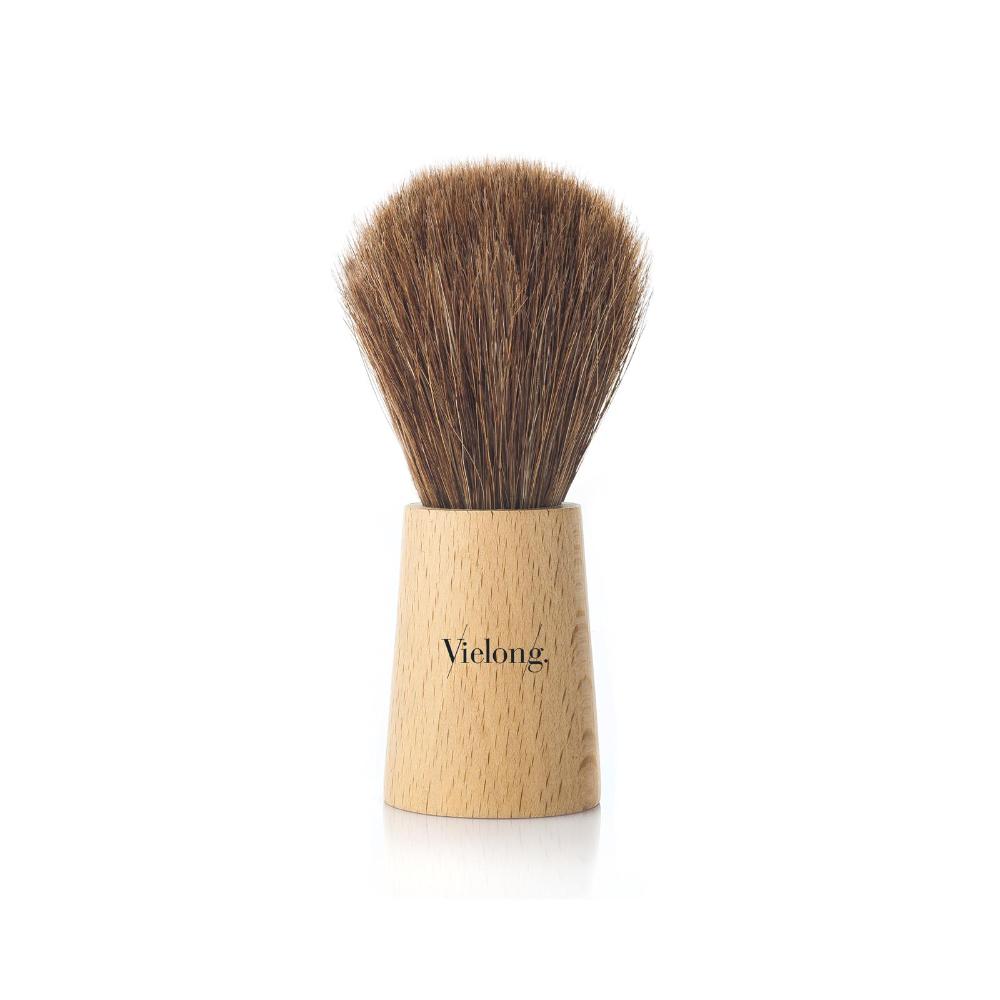 Vie-Long Nordik Shaving Brush, Brown Horse - Eco-friendly - Sama Homes