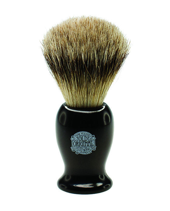 Progress Vulfix Super Badger Shaving Brush, Medium Black Handle - Eco-friendly - Sama Homes