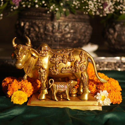 BRASS KAMDHENU by Siddhhi Arts - Idol