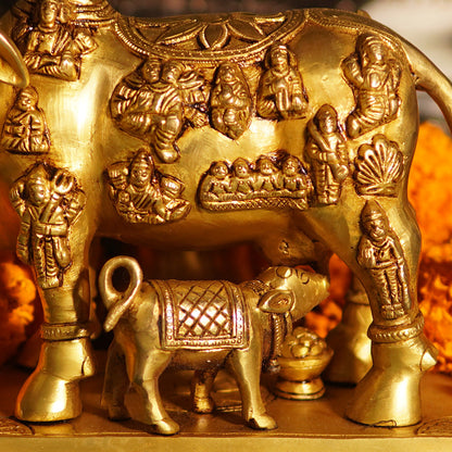 BRASS KAMDHENU by Siddhhi Arts - Idol (View 3)