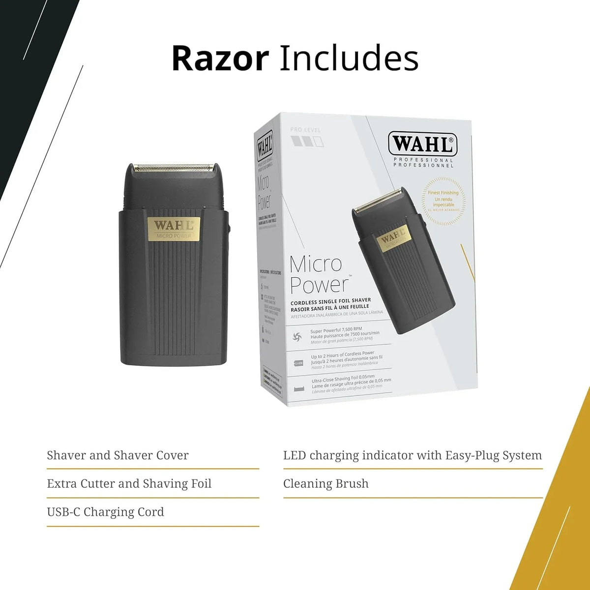 Wahl Micro Power Single Foil Shaver by Wahl - Sustainable Living (View 6)