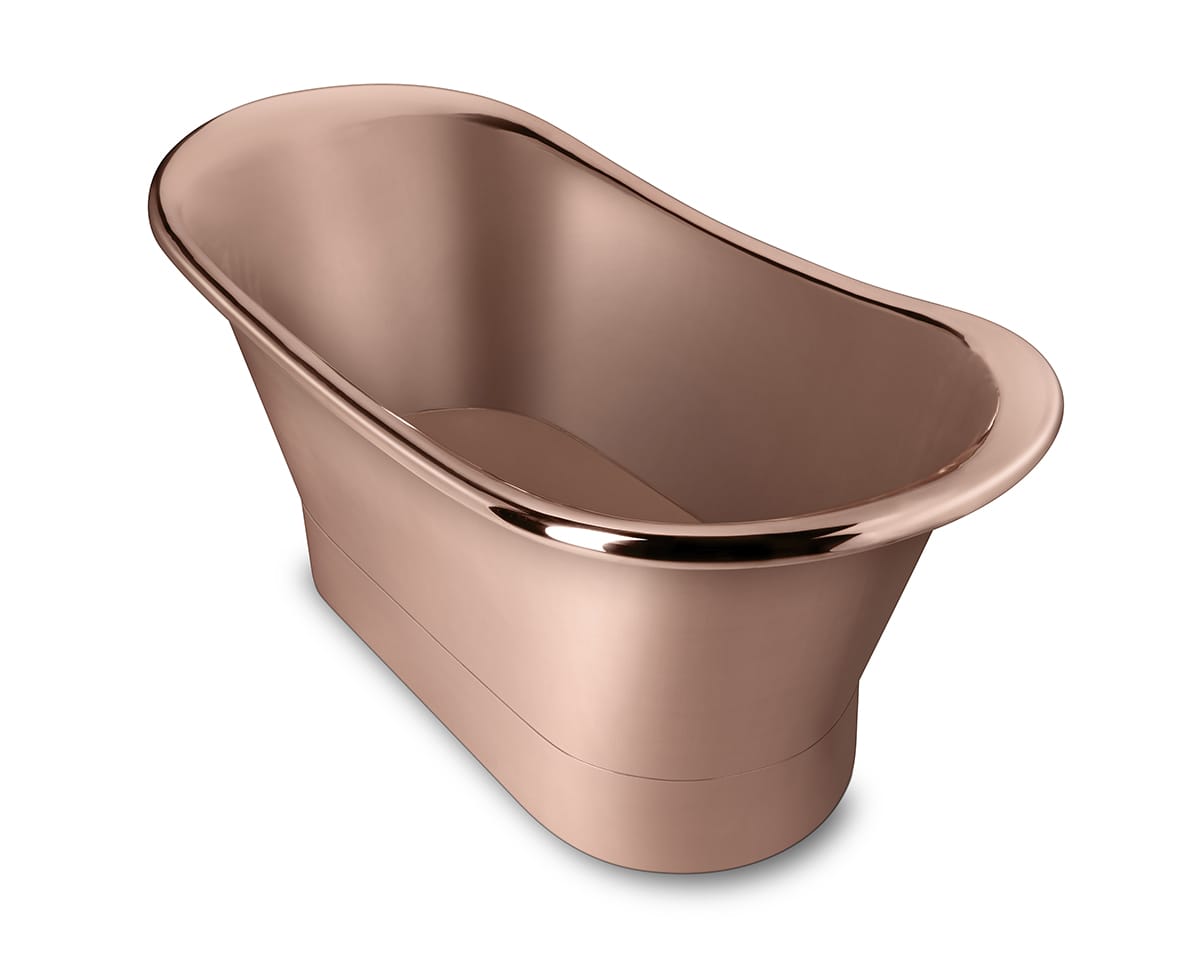 Bateau T High Polish Copper English Tub - Eco-friendly - Sama Homes