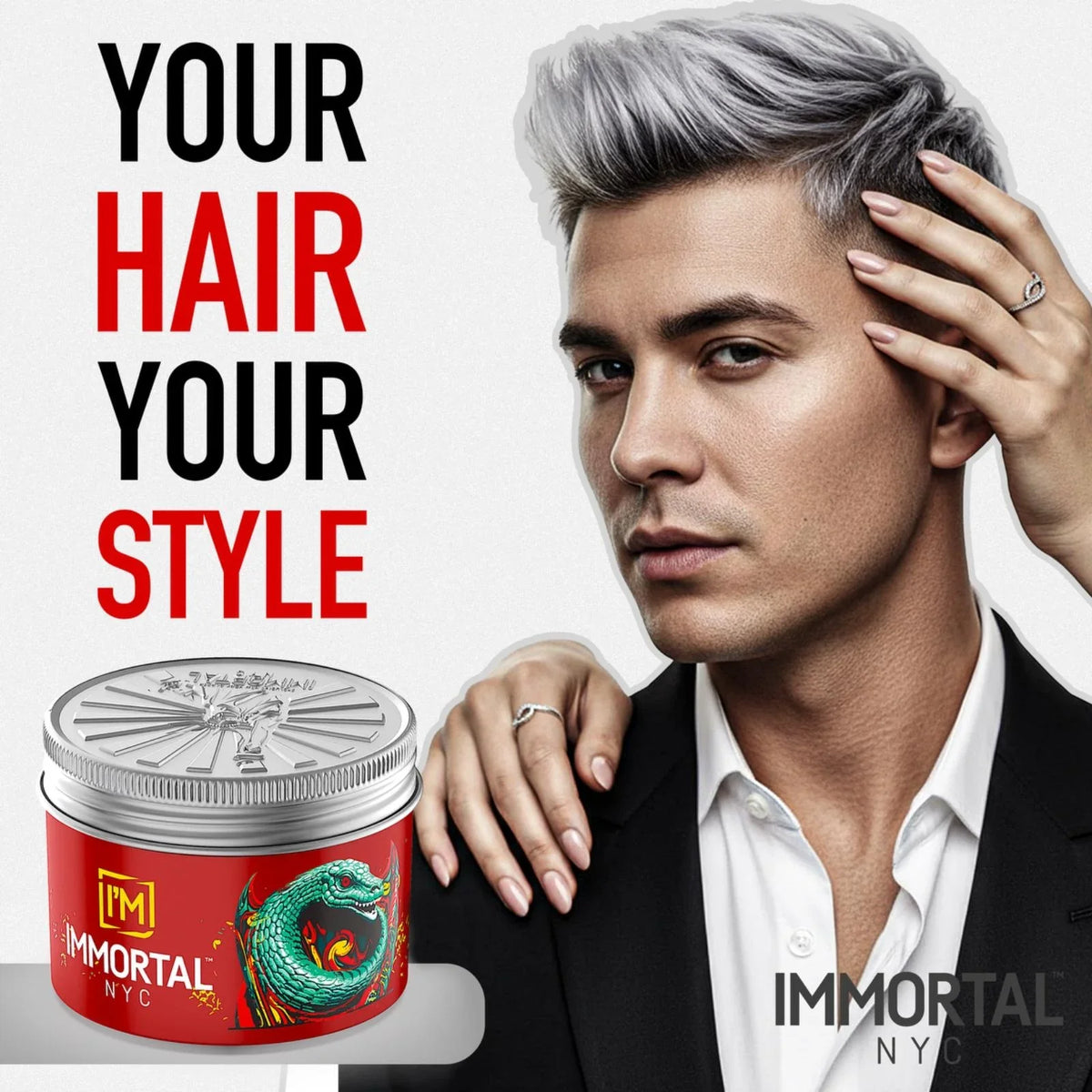 Immortal NYC Venom Super Wax 100ml by Immortal - Sustainable Living (View 5)