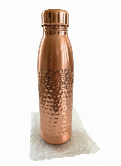 Hydra dual -Texture  Certified Pure Copper Water Bottle by SAMA Homes - Copper Bottle (View 3)