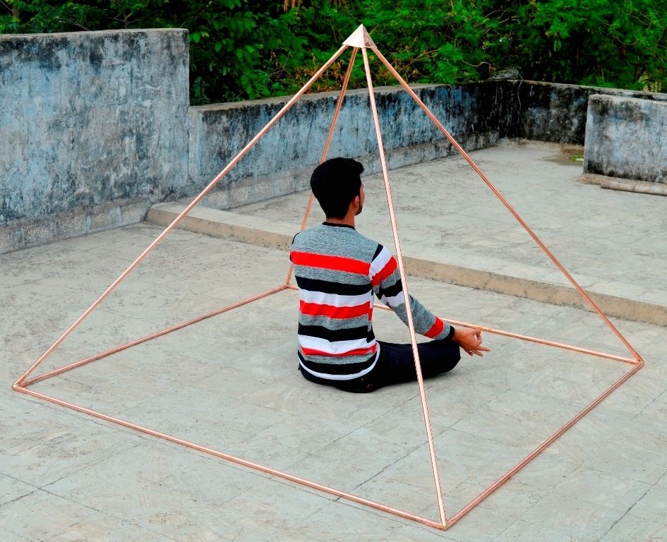 SAMA TAMRA Certified Pure Copper Meditation Pyramid | Precise Giza Geometry Energy Portal - Image 10