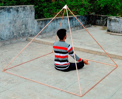 SAMA TAMRA Certified Pure Copper Meditation Pyramid | Precise Giza Geometry Energy Portal by SAMA Homes - Sustainable Living (View 10)