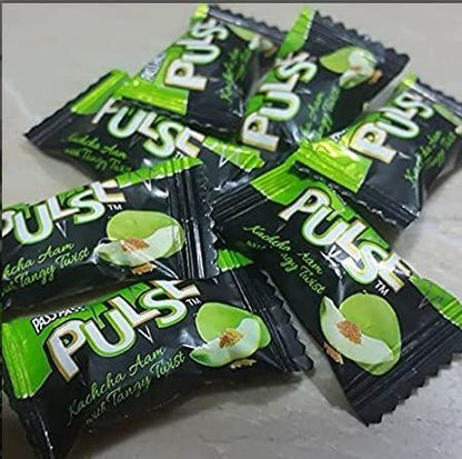 Pulse Mango Candy | Tangy & Sour Raw Mango Flavoured Hard Candy with Masala Filling | Chatpata Indian Candy Toffee for Kids & Adults (175 pcs) by SAMA Homes - Indian Candy (View 3)