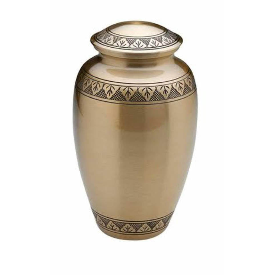 Classic Brass Pan Urn - Image 2