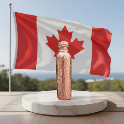 pure certified hammered copper bottle premium quality 21
