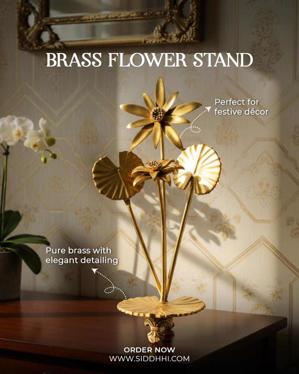 Brass Flower Stand - Image 9