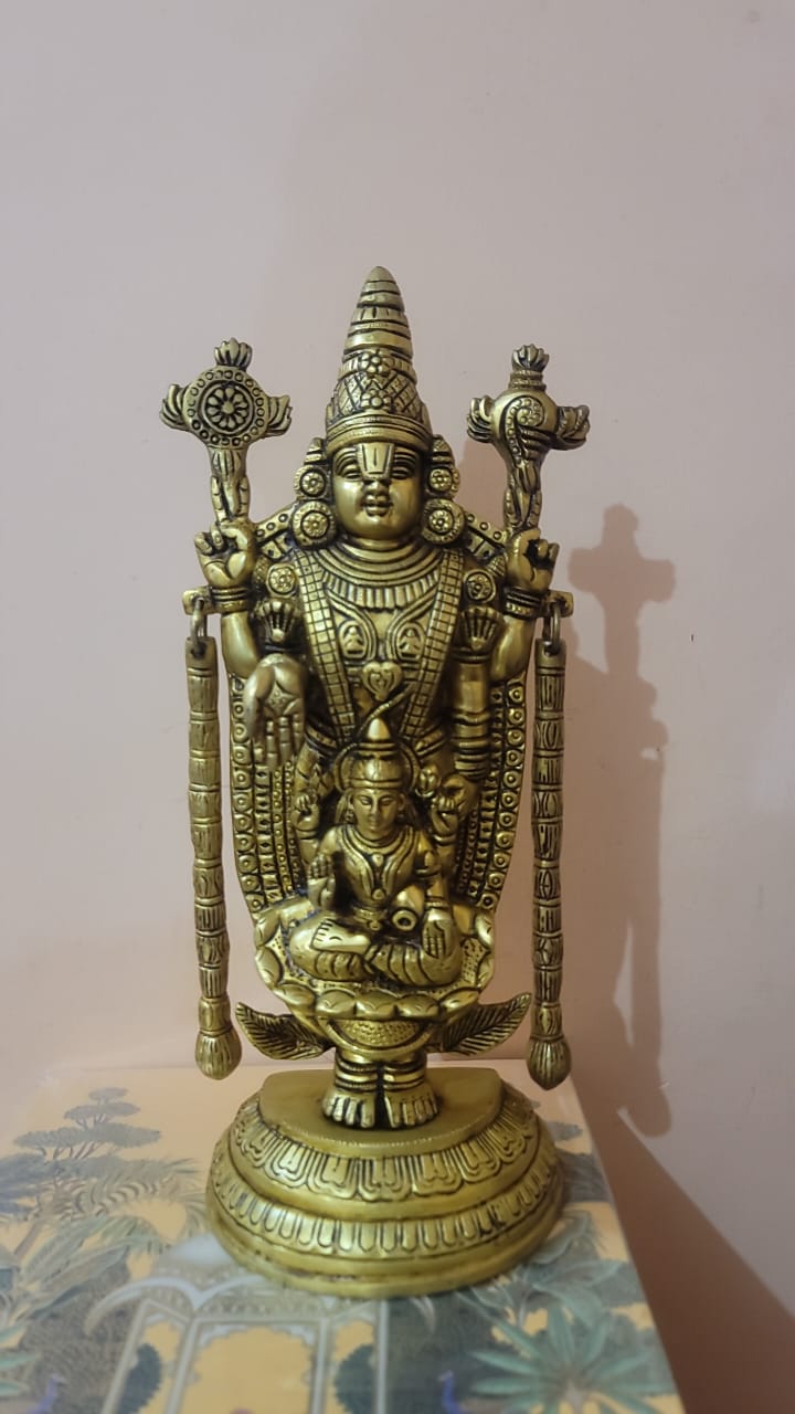 Pure Brass Tirupati Balaji Idol 20 Inch Height