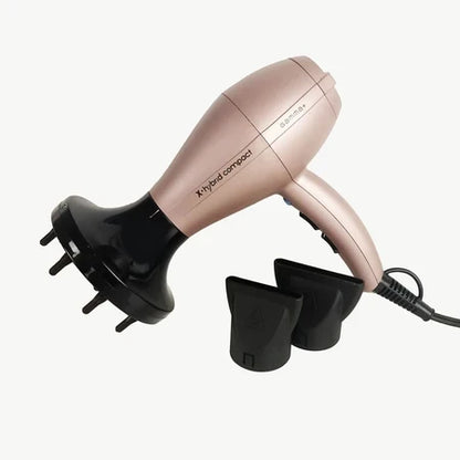 Gamma+ X-Hybrid Cordless Compact Hair Dryer Rose Gold by Gamma+ - Sustainable Living (View 3)