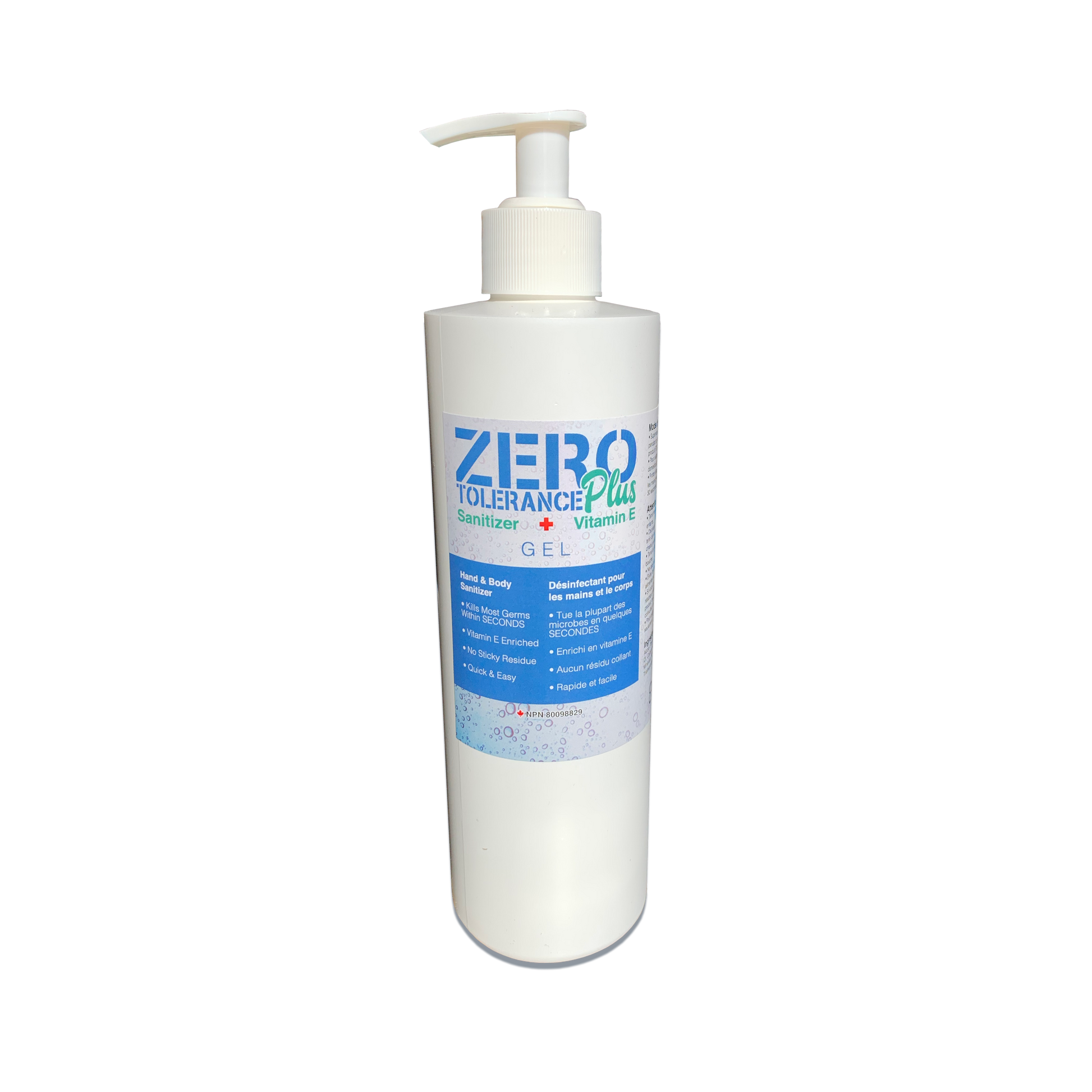 Zero Tolerance Hand Sanitizer Gel 16oz with pump - Eco-friendly - Sama Homes