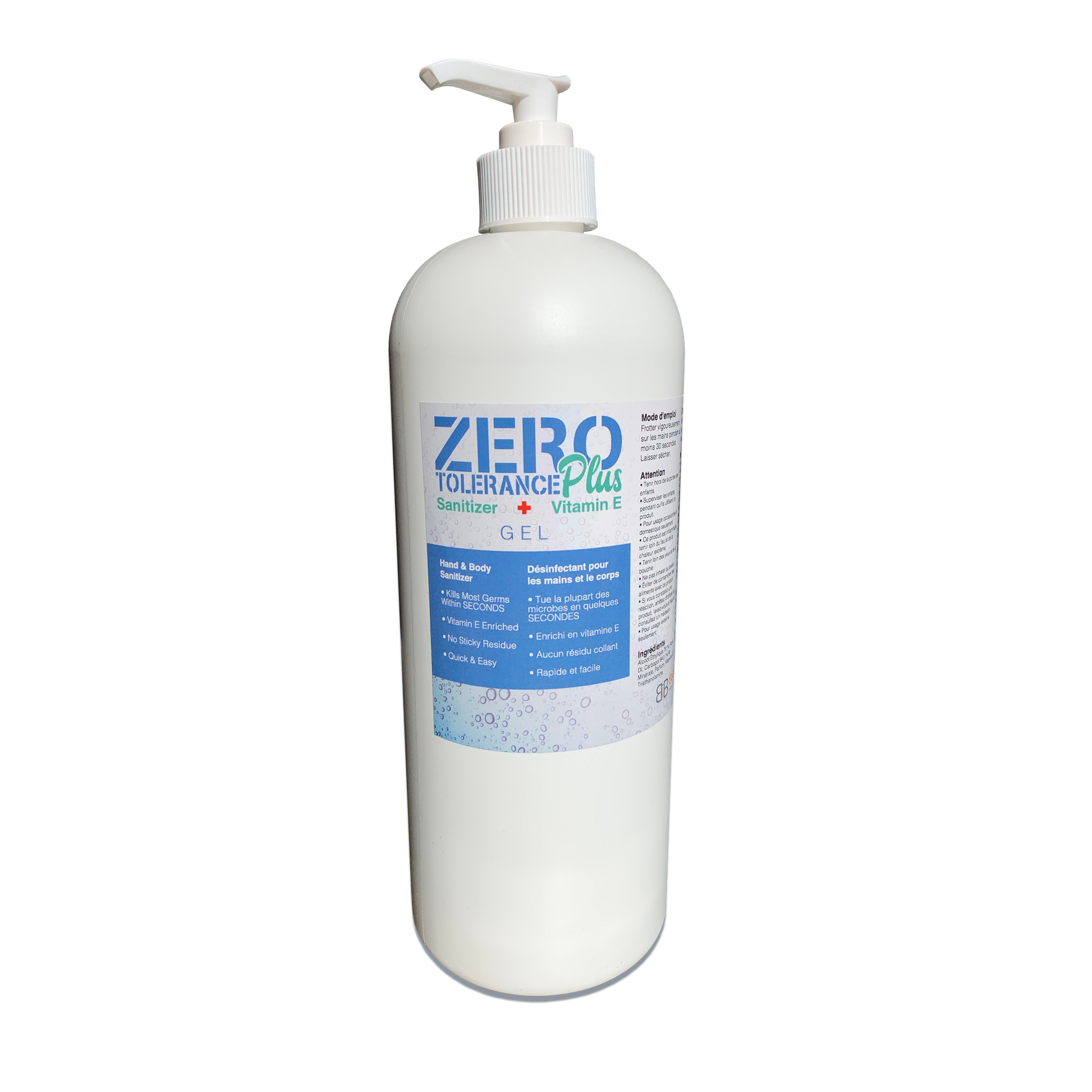 Zero Tolerance Hand Sanitizer Gel 32oz with pump - Eco-friendly - Sama Homes