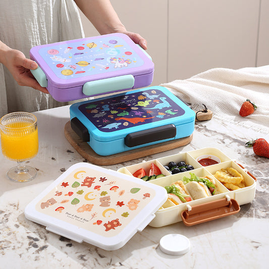Student Lunch Box Salad Portable Lunch Box Microwave Oven – Sama Homes
