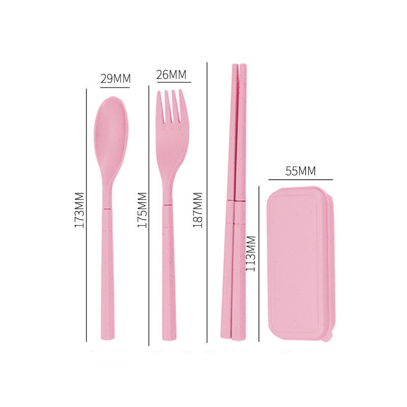Cutlery Knife Fork Spoon Chopsticks Set Storage Box Five Piece Set – Image 9