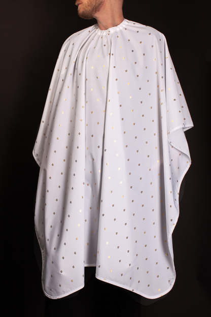 Barber Strong The Barber Shield Cape - White 24K Gold by Barber Strong - Sustainable Living (View 2)