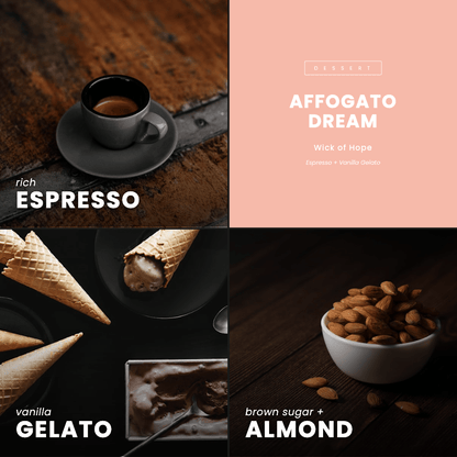 Affogato Dream Candle | Espresso + Vanilla Gelato by Wick of Hope - Full Size Candle (View 7)