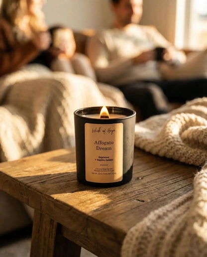 Affogato Dream Candle | Espresso + Vanilla Gelato by Wick of Hope - Full Size Candle (View 6)
