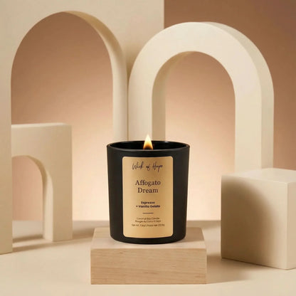 Affogato Dream Candle | Espresso + Vanilla Gelato by Wick of Hope - Full Size Candle (View 2)