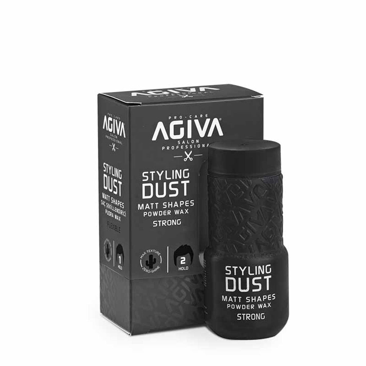 Agiva Styling Hair Powder Wax Strong Black 02 20g by Agiva - Sustainable Living