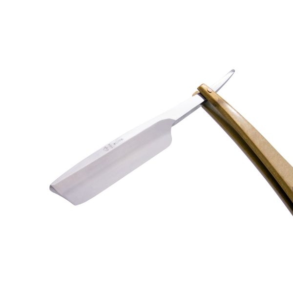 DV-8009142, Dovo Straight Razor EDO, 5/8”, carbon, 1/1 full hollow, Ultra compressed maple wood - Image 2