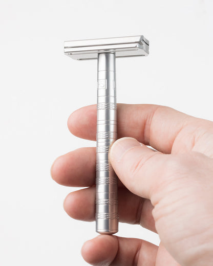 Henson AL13-M Safety Razor – Premium Aircraft Aluminum Shaving Razor | Sama Homes – Image 5