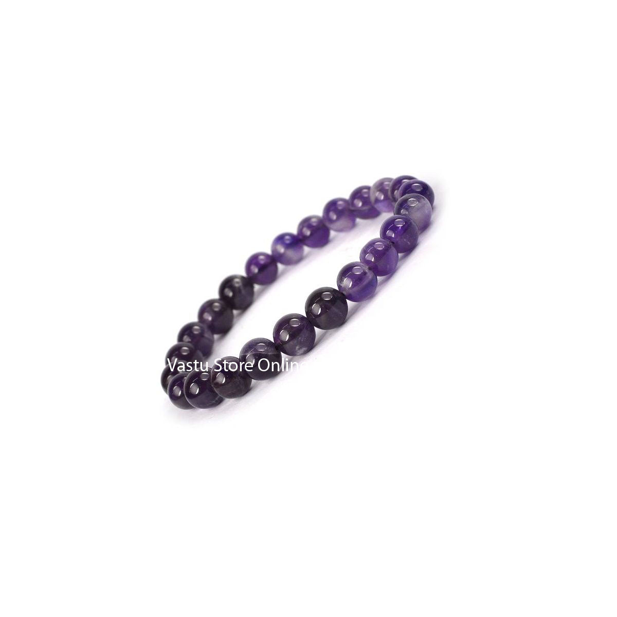 Amethyst Round Crystal Bracelet - Eco-friendly - Sama Homes