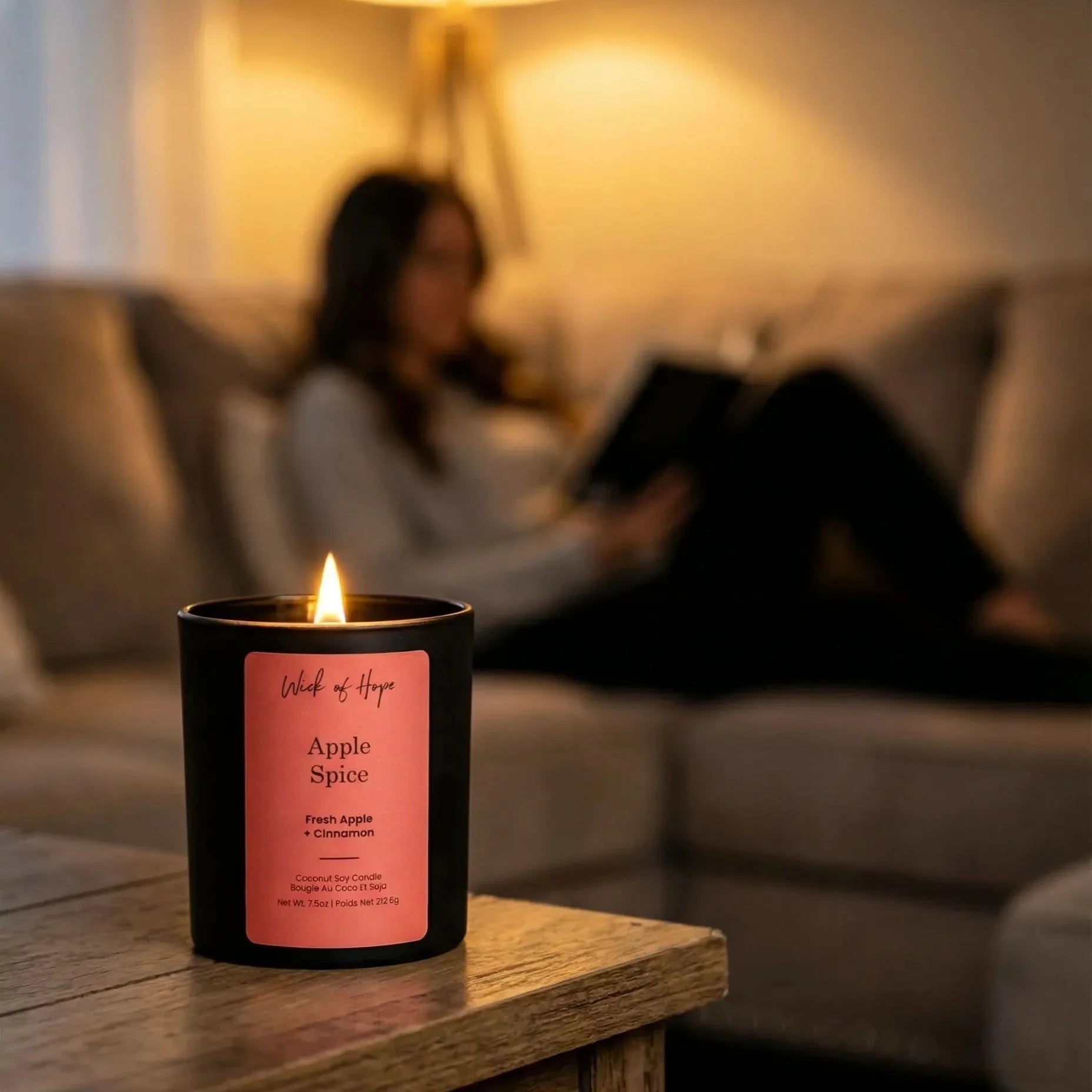 Apple Spice Candle | Fresh Apple + Cinnamon - Image 5