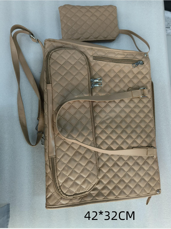 Fashionable Lunch Tote Bag Women's Thermal Insulation Lunch Box Leak-proof Crossbody Computer Storage Bag Quilted Large Capacity Handbag With Purse – Image 7