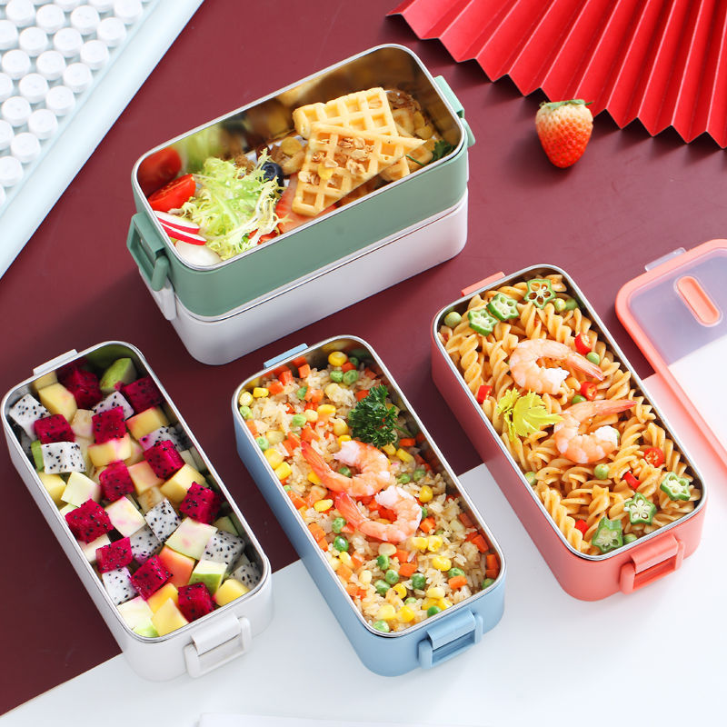 Stainless Steel Japanese-style Multi-layer Lunch Box – Image 3