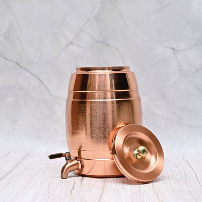Pure Copper Water Dispenser Barrel Mid Etching Designed. – Image 2