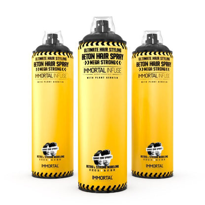 Immortal Infuse Beton Mega Strong Hair Spray 500ML by Immortal - Sustainable Living (View 2)