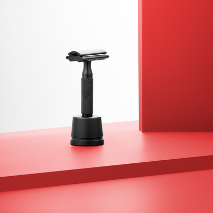 Rockwell 6S Stainless Steel Adjustable DE Safety Razor - Matte Black PVD (6 Settings) by Rockwell - Double Edge Safety Razors (View 3)