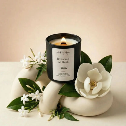 Blossoms at Dusk Candle | Jasmine + Magnolia by Wick of Hope - Full Size Candle (View 2)