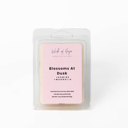 Blossoms At Dusk Wax Melt | Jasmine + Magnolia by Wick of Hope - Wax Melt