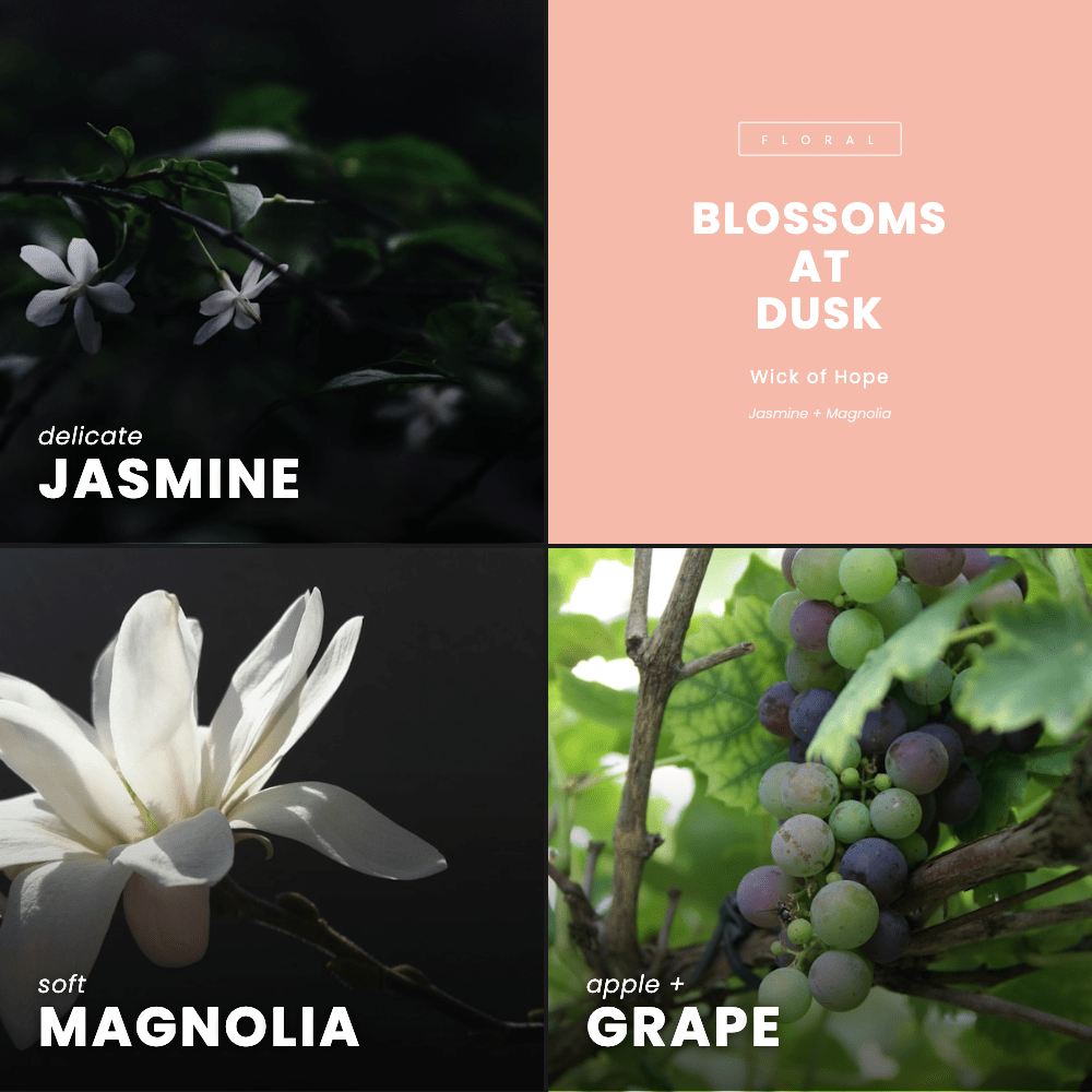 Blossoms at Dusk Candle | Jasmine + Magnolia - Image 6
