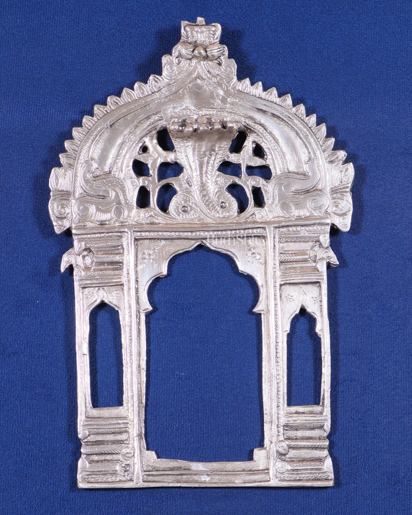 Brass Handcrafted Prabhavali silver plated hanging | 100% Certified Copper & Brass - Sama Homes Idol - Brass Sculpture