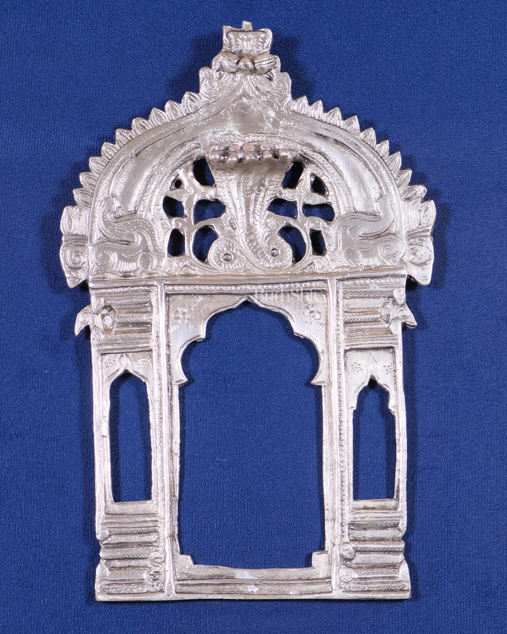 Brass Handcrafted Prabhavali silver plated hanging | 100% Certified Copper & Brass - Sama Homes Idol - Brass Sculpture - Eco-friendly - Sama Homes