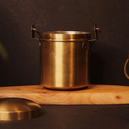 Brass Storage Container Antique – Image 3