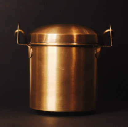 Brass Storage Container Antique – Sama Homes